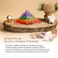 Seven Chakra Golden Metatron’s Cube Orgone Pyramid