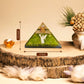 Green Onyx Orgone Pyramid For Confidence