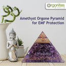 Amethyst Orgone Pyramid