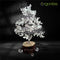 Clear Quartz Silver Wired Crystal Tree