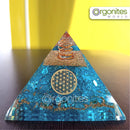 Aquamarine Healing Pyramid