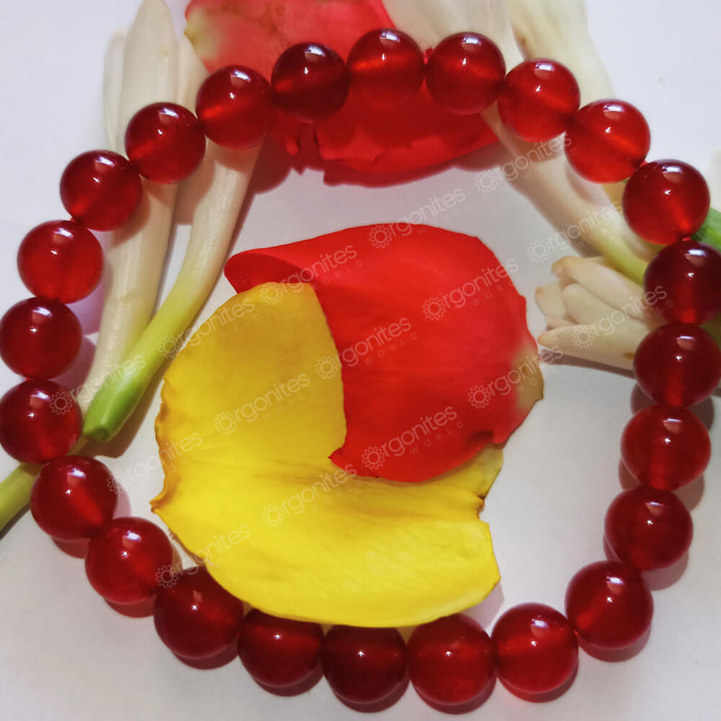 1 Pc Fengbaowu Natural Red Agate Carnelian Bracelet Round Bead Crystal  Quartz Healing Stone Women Men Jewelry Gift - AliExpress