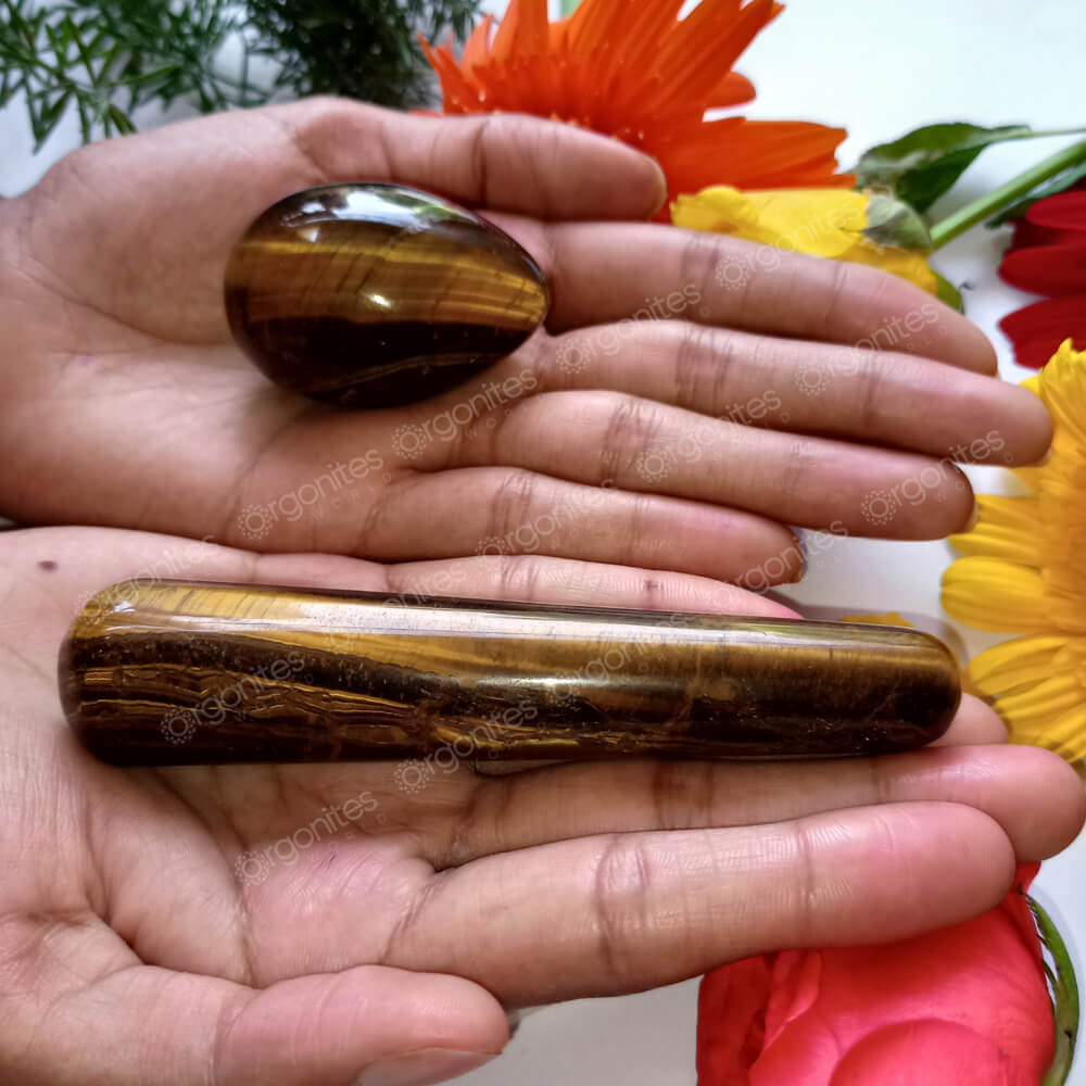Tiger Eye Yoni Egg And Wand