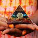 Seven Chakra Gemstone Pyramid