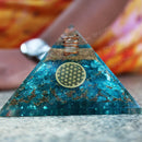 Aquamarine Healing Pyramid