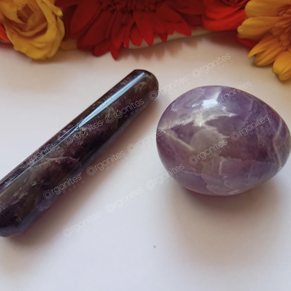 Amethyst Yoni Egg and Wand