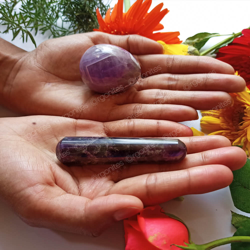 Amethyst Yoni Egg and Wand